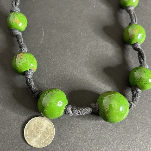 Isabel Marant Green Stone Necklace - Picture 12 of 17